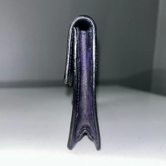 Gucci Web Navy Sherry Line GG Coated Canvas Clutch - Picture 11 of 13